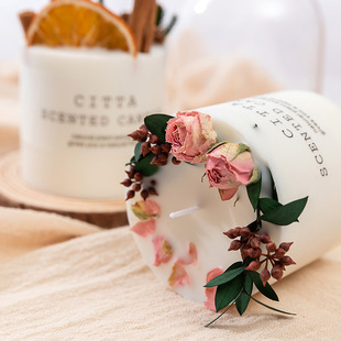 Soy wax handmade candle sets, aromatherapy home wholesale, preserved flower decoration box gifts, Christmas, birthday and wedding gift choices pic 4