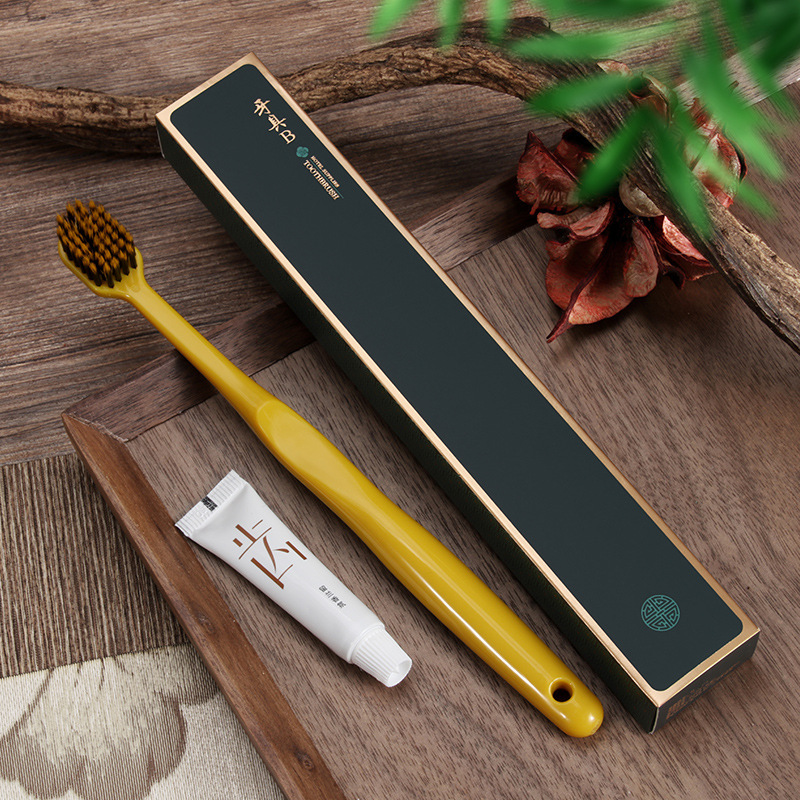 民宿酒店一次性洗漱用品旅行便携套装家用待客软毛牙刷牙具批发详情9