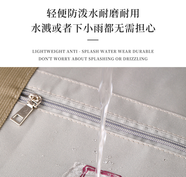 韩版收纳袋折叠旅行包批发手提便携包防水行李袋大容量拉杆搬家袋详情12