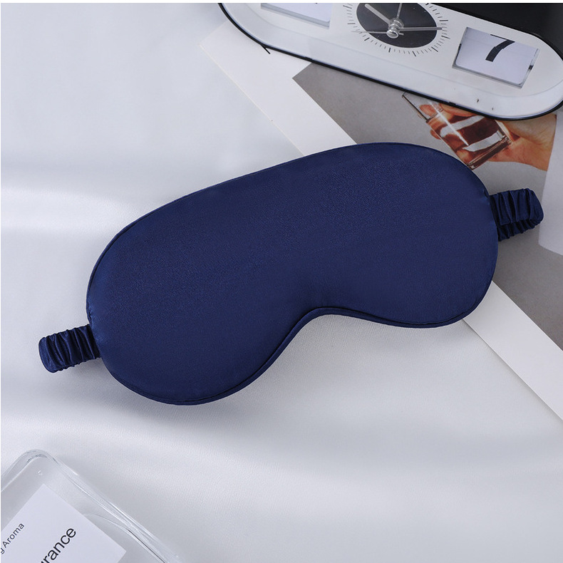 眼罩仿真丝双面桑蚕丝遮光睡眠眼罩加印logo户外出行必备现货批发详情46