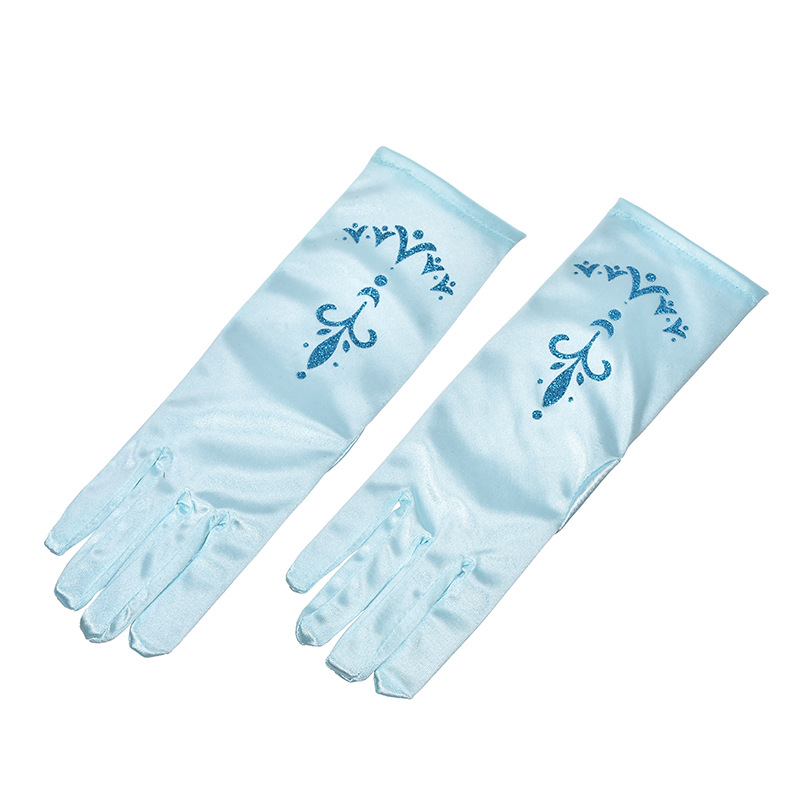 婚庆产品厂家直供新款多色手套冰雪奇缘儿童舞台演出五指手套服装配饰批发详情10
