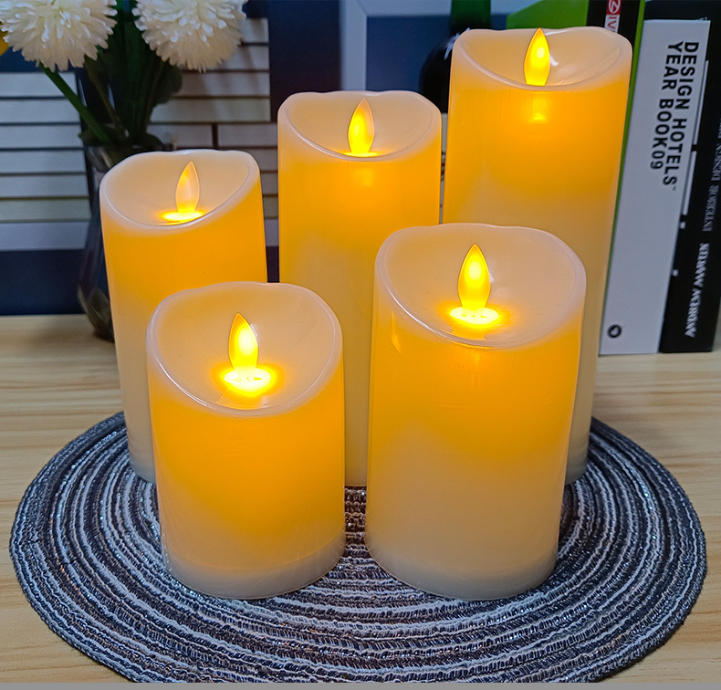 led electronic candle lamp, swinging simulation candle, wedding romantic confession, birthday performance, decorative item, murder mystery game pic 7