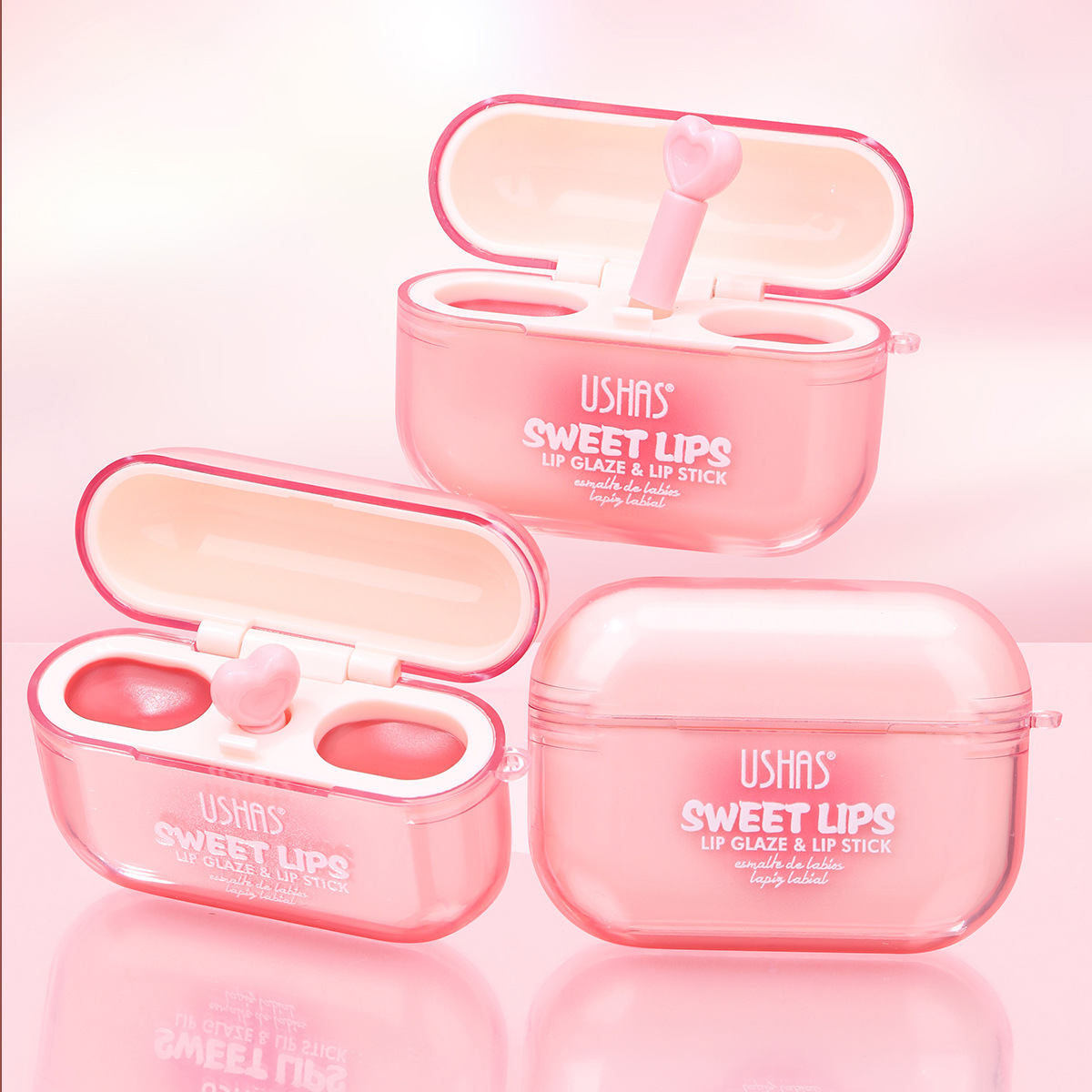 USHAS cross-border Amazon bestseller waterproof and long-lasting blush UC104B headphones with packaging pic 10
