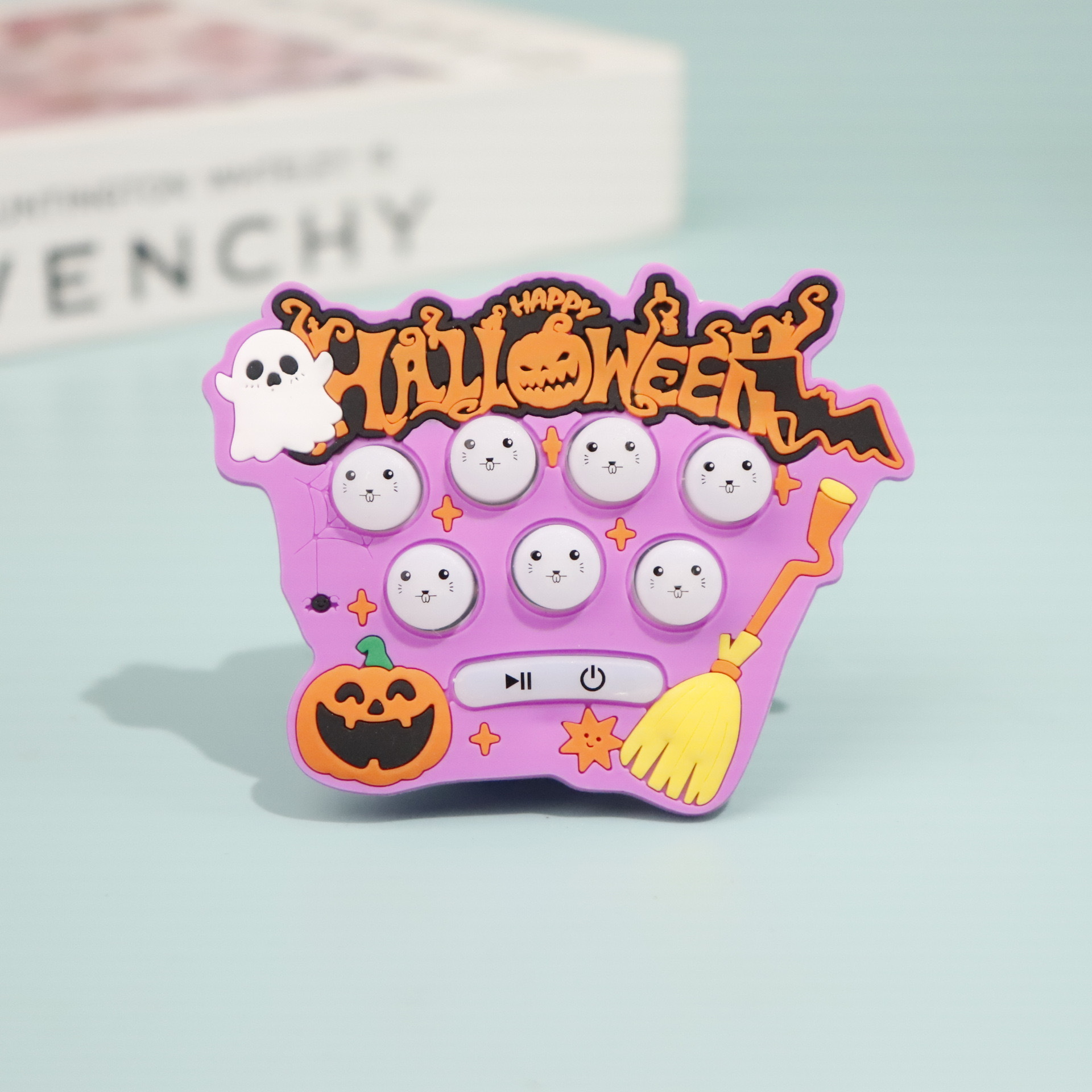 圣诞打地鼠万圣节掌上游戏机儿童速推机解压益智玩具钥匙扣挂件槐兴4455详情27