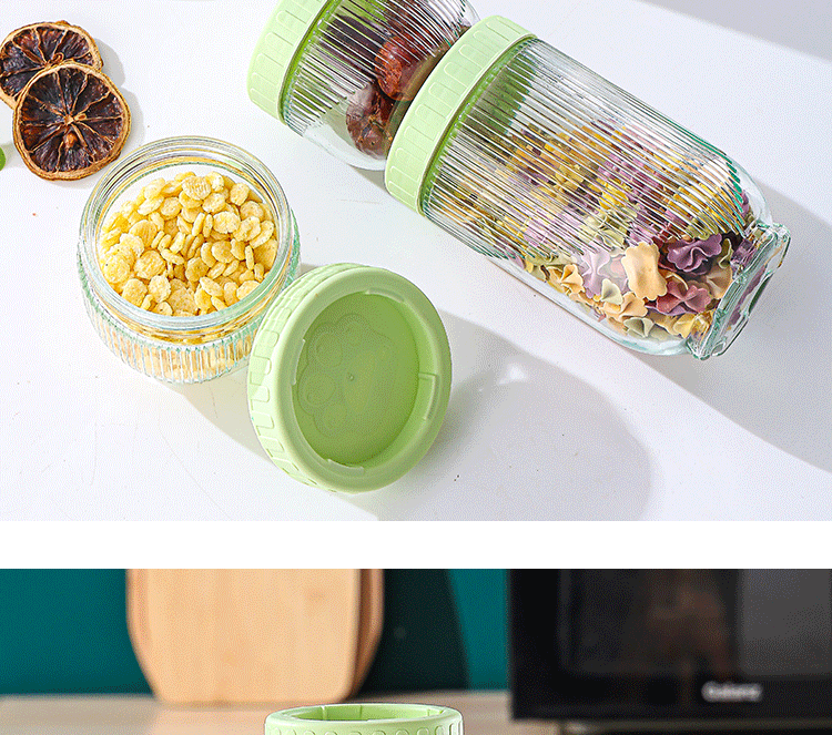 Cat paw sealed cans, stackable portable portioning cans, moisture-proof coarse grain storage boxes, dried fruit and nut storage cans pic 15