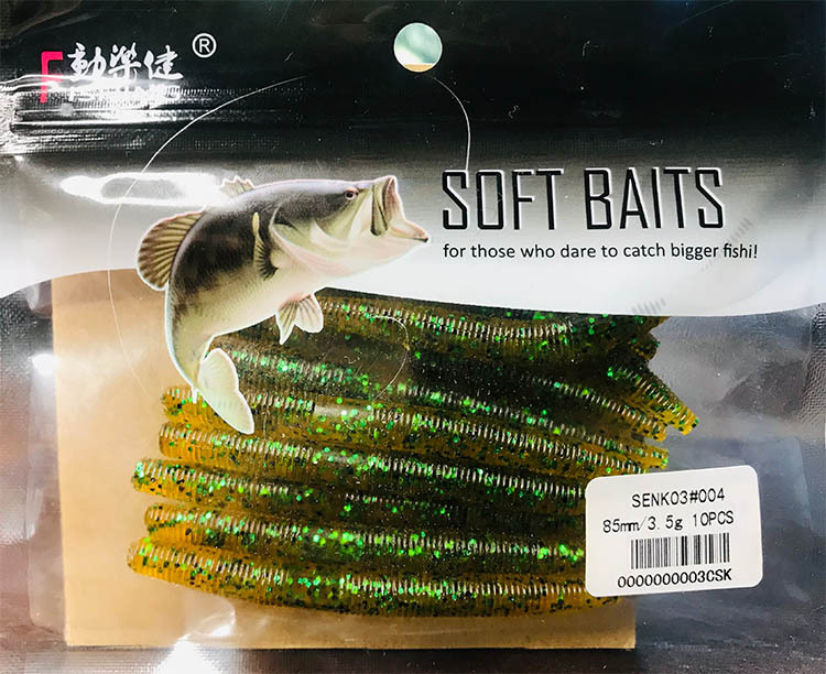 Donglejian SENKO3 Soft Bait Wholesale 7.5g Fake Bait, sea fishing freshwater mandarin Fish bait, Fat Goluya pic 4