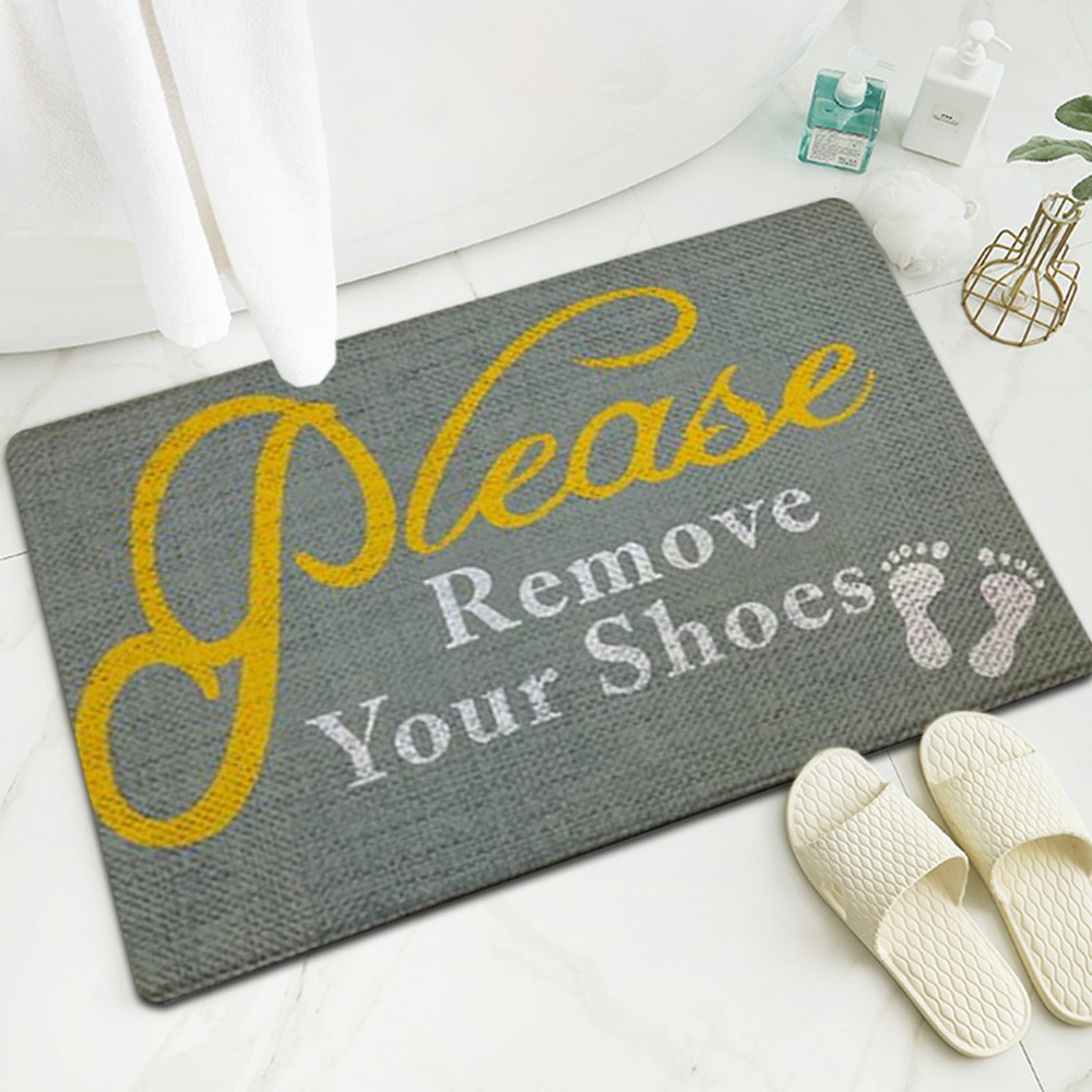 跨境亚马逊爆款数码印花橡胶地垫入户门厅地毯家用门口入门脚垫子详情23