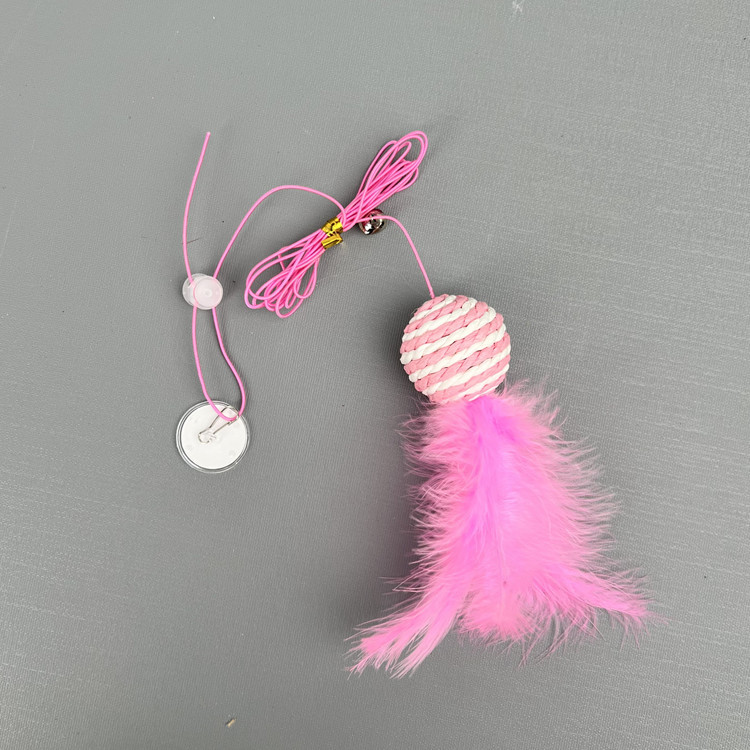 New cat-playing stick, swing, hanging door, cat toy, butterfly with catnip, self-entertainment, hanging, telescopic and adjustable pic 90