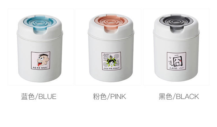 The new mini desktop trash can from X127 manufacturer is a creative household product with a lid for office and bedroom garbage storage pic 3
