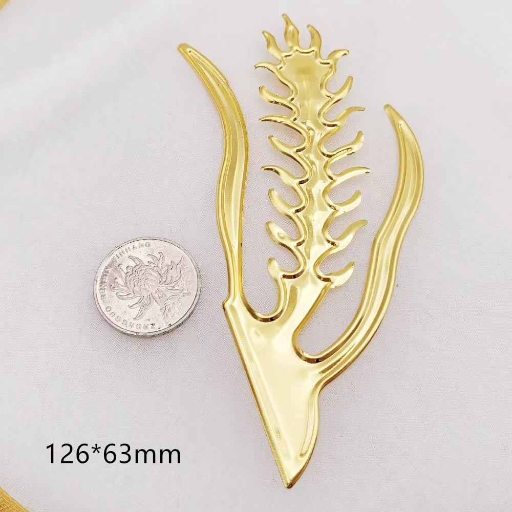 DIY秀禾新娘头饰 皇冠凤凰花片 左右翅膀挂件 批发详情1