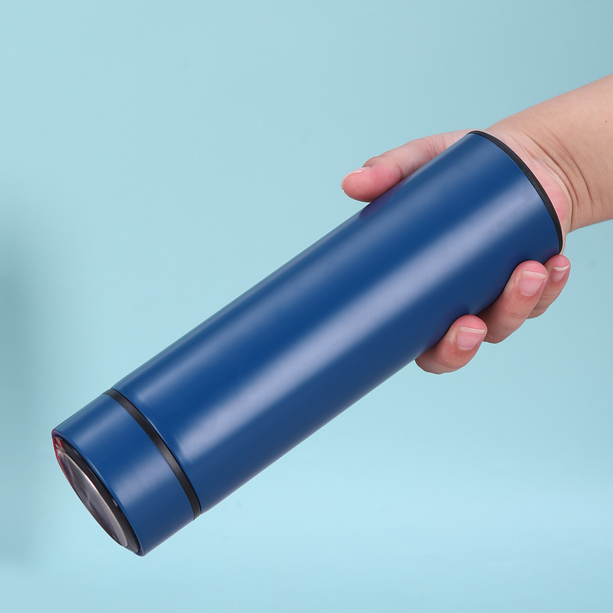 简约双层真空不锈钢保温杯便携茶水分离泡茶杯办公会议直身杯批发详情20