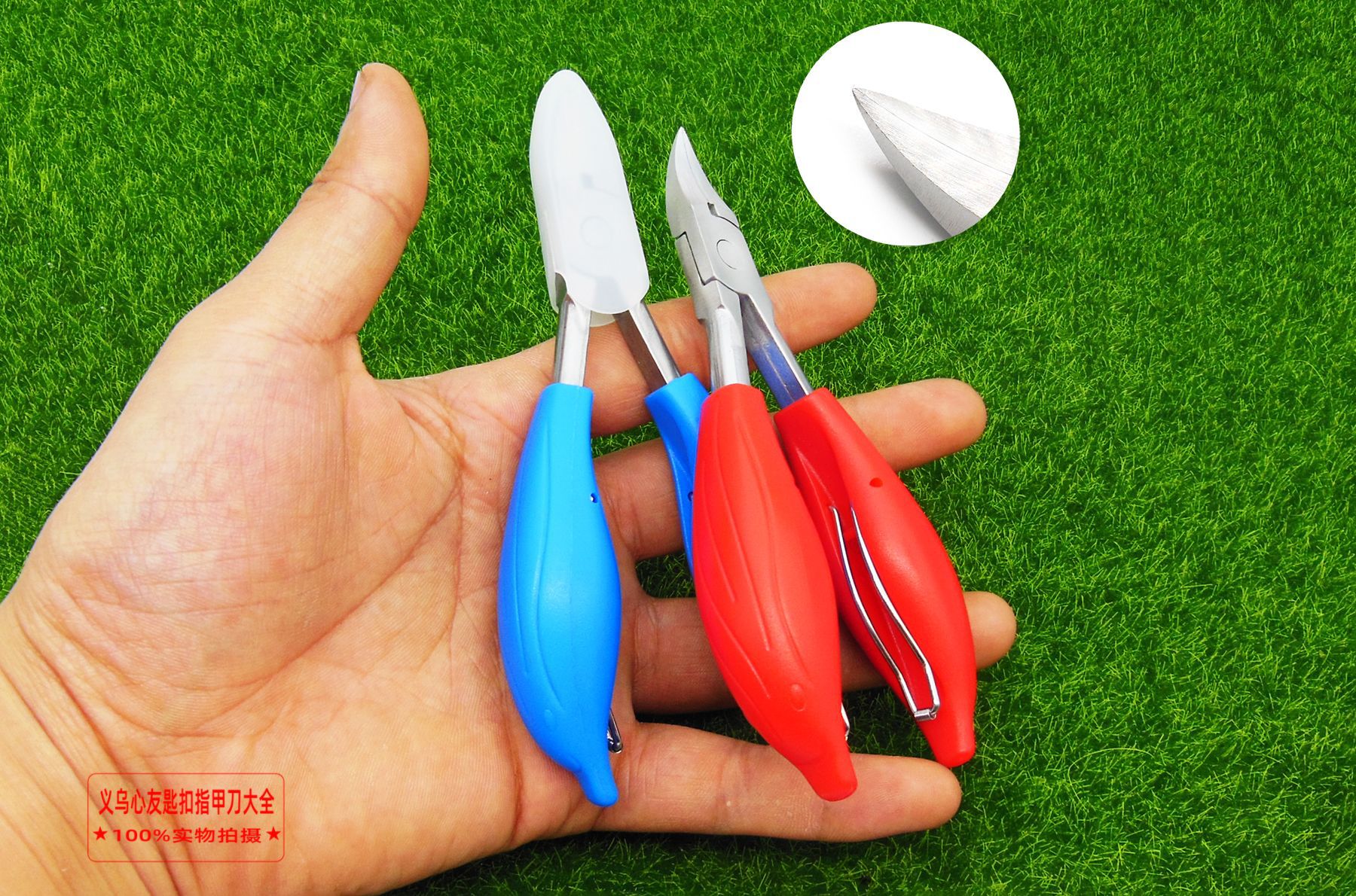 Chicken-toe nail pliers, stainless steel large-mouth nail clippers, thick nail clippers, 10-yuan store, street stall, general merchandise wholesale pic 5