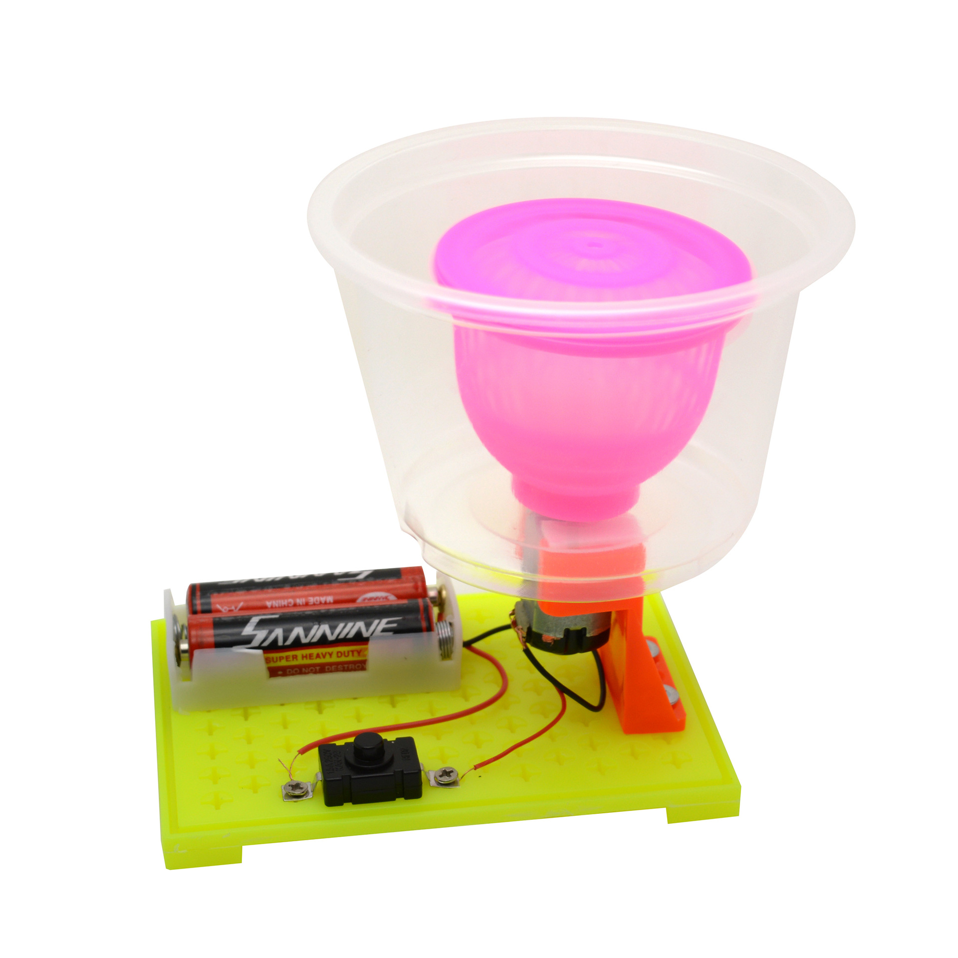 Maker centrifugal force Experiment DIY assembly Electric spin dryer Popular Science Physics Experiment Magical Dynamic practice pic 6