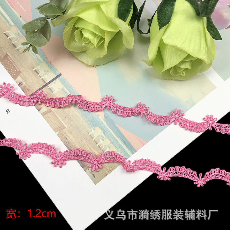 Wholesale of lace water-soluble clothing lace, diy embroidery, handcrafted widened hem skirt, and decorative accessories lace pic 3