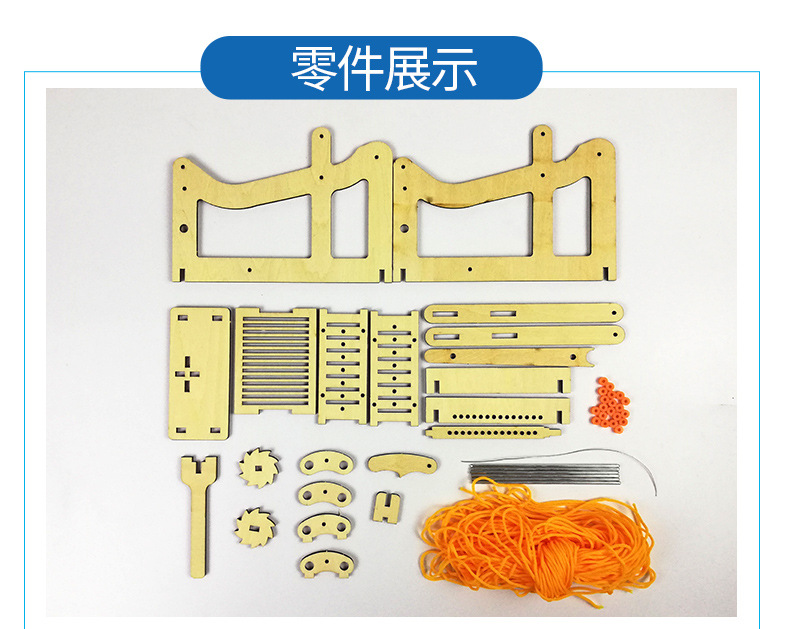 Textile machine model, wooden model, decorative item, retro spinning machine, small model, customized by Suzhou manufacturer pic 6
