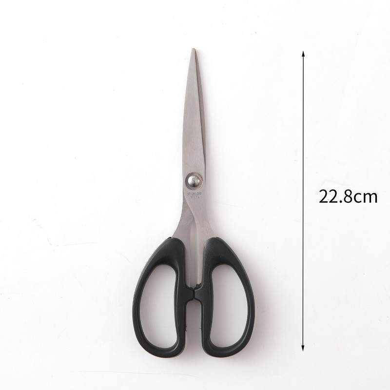 Factory direct supply of cross-border exclusive 6004 office paper-cutting hand scissors, stainless steel student stationery, household small scissors pic 3