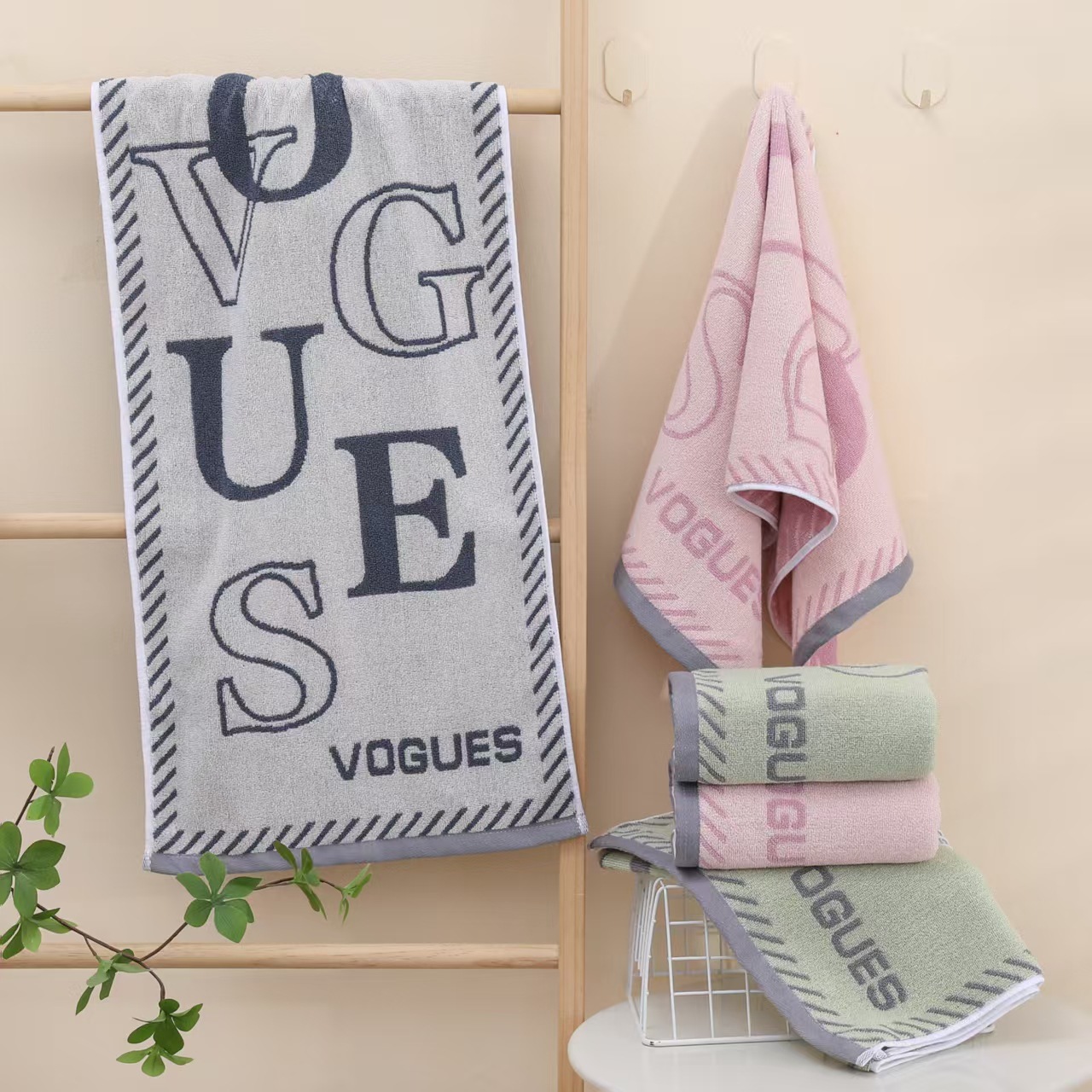 Wholesale of all-cotton household absorbent pure cotton Gao Yang face towels, thickened and soft adult bath towels for both men and women pic 9