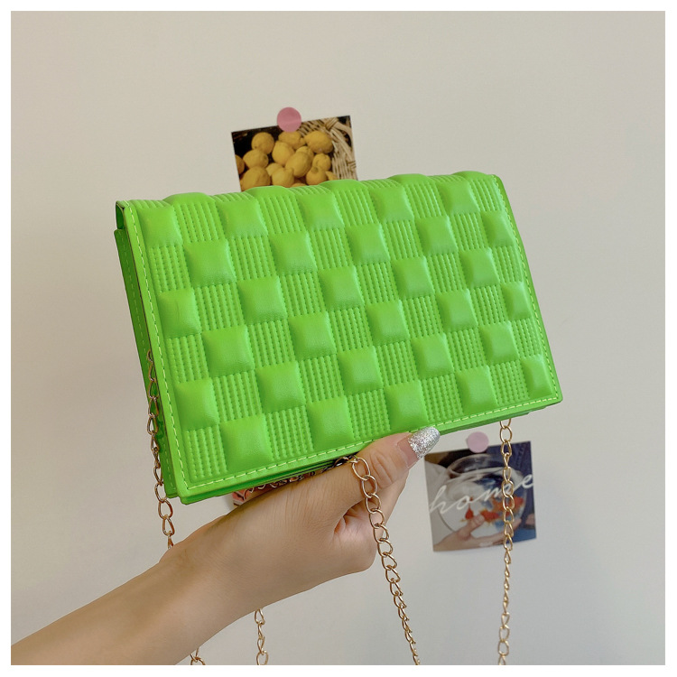 网红手提包包2021新款时尚单肩女包休闲感洋气斜挎简约ins链条包详情39