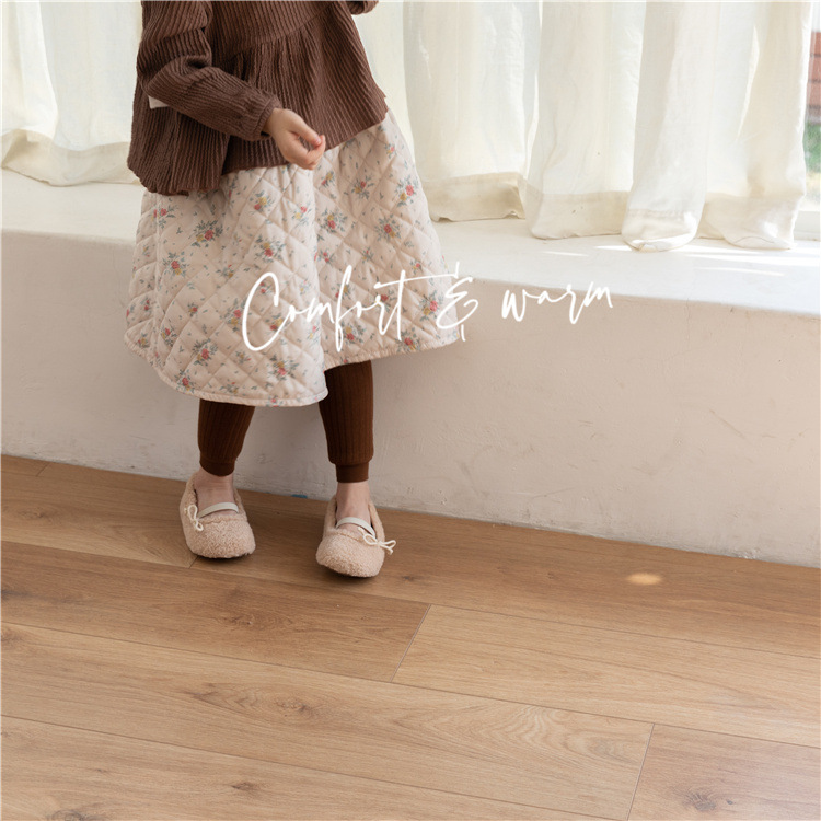 2022冬季新款儿童打底裤批发宝宝复古色坑条九分裤加绒加厚潮裤详情13