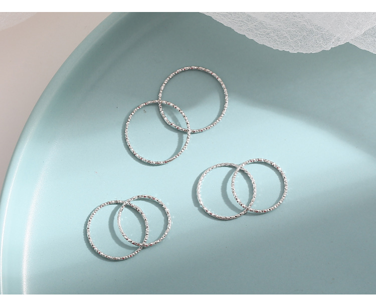 跨境S925银戒指银指节戒戒指S925银细戒欧美创意光圈尾戒详情16