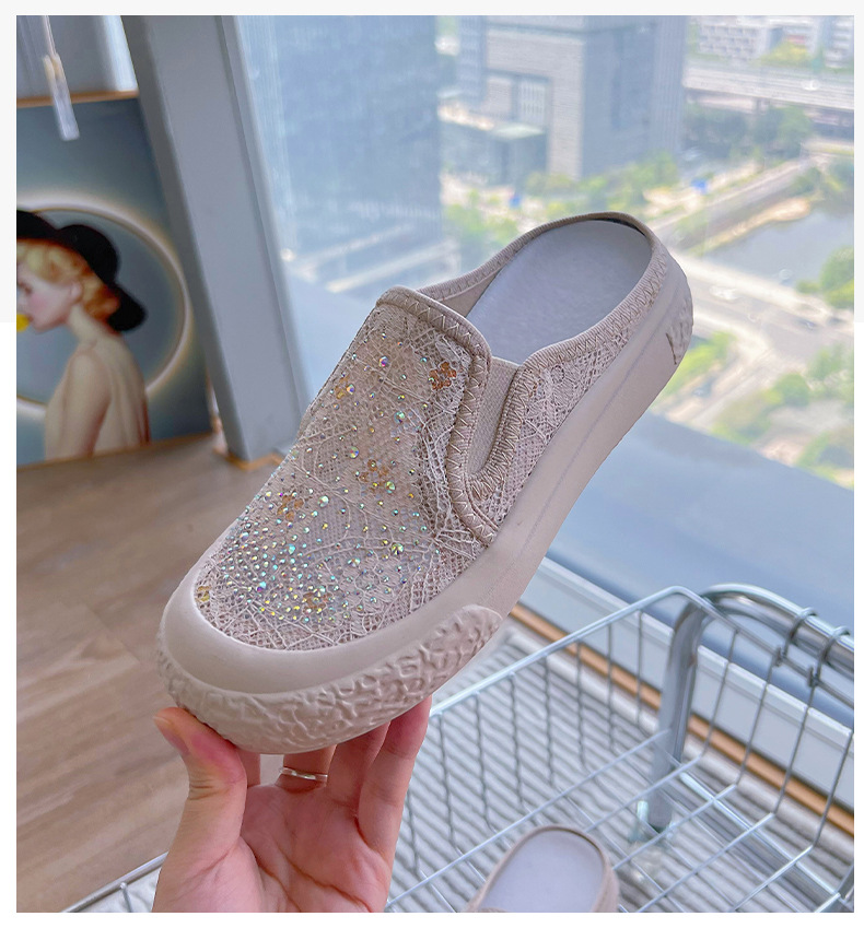 2024春夏新款厚底渔夫鞋休闲真皮单鞋女透气平底鞋女一脚蹬女鞋潮详情51