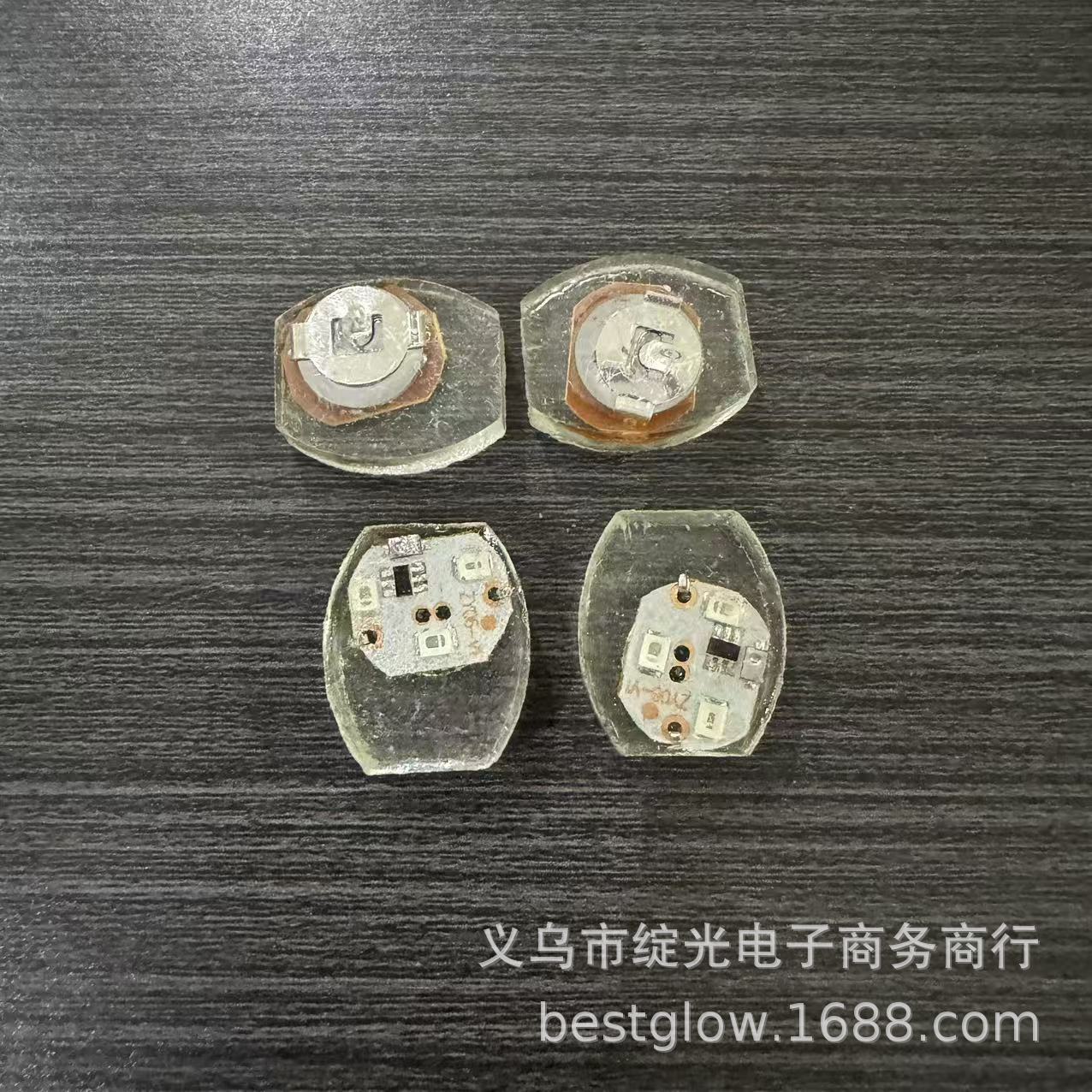 LED红蓝绿鞋灯方灯椭圆灯防水灯震动发光闪灯服装灯机芯电子配件详情6