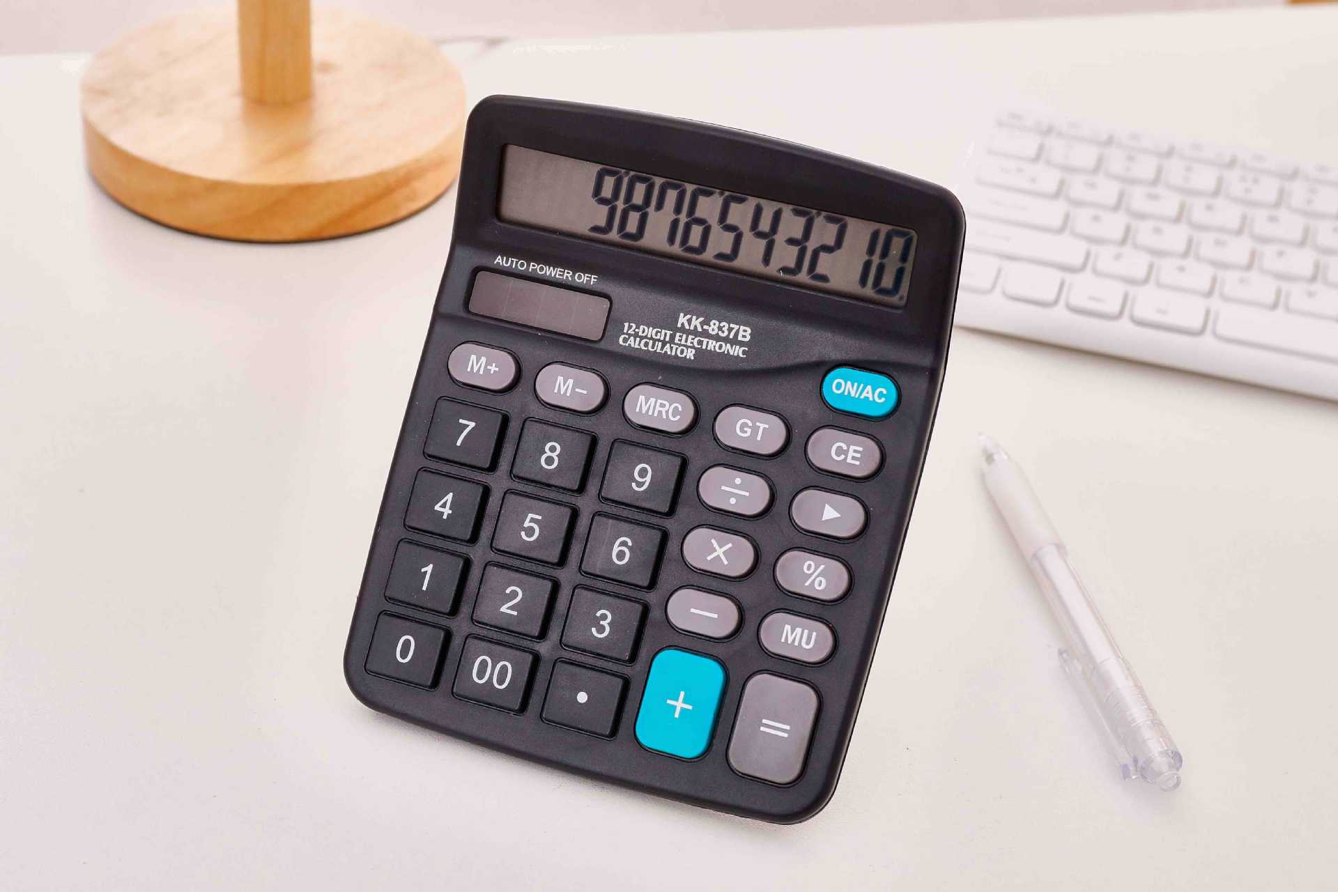 Solar dual-power student color computer 837B calculator wholesale office supplies pic 6