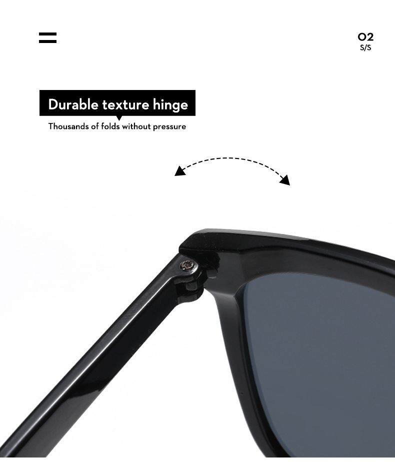 New sunglasses for women, the same large-framed sunglasses as Douyin influencers, Korean style trendy street style, vertical stud glasses for men, 808 pic 7