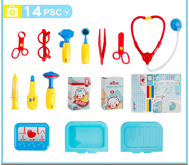 儿童益智仿真女孩过家家拉杆旅行箱系列厨房化妆工具收纳箱详情10