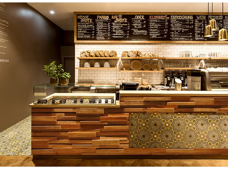 原木马赛克电视背景墙民宿形象墙装饰黑胡桃色凹凸立体实木条细条详情14