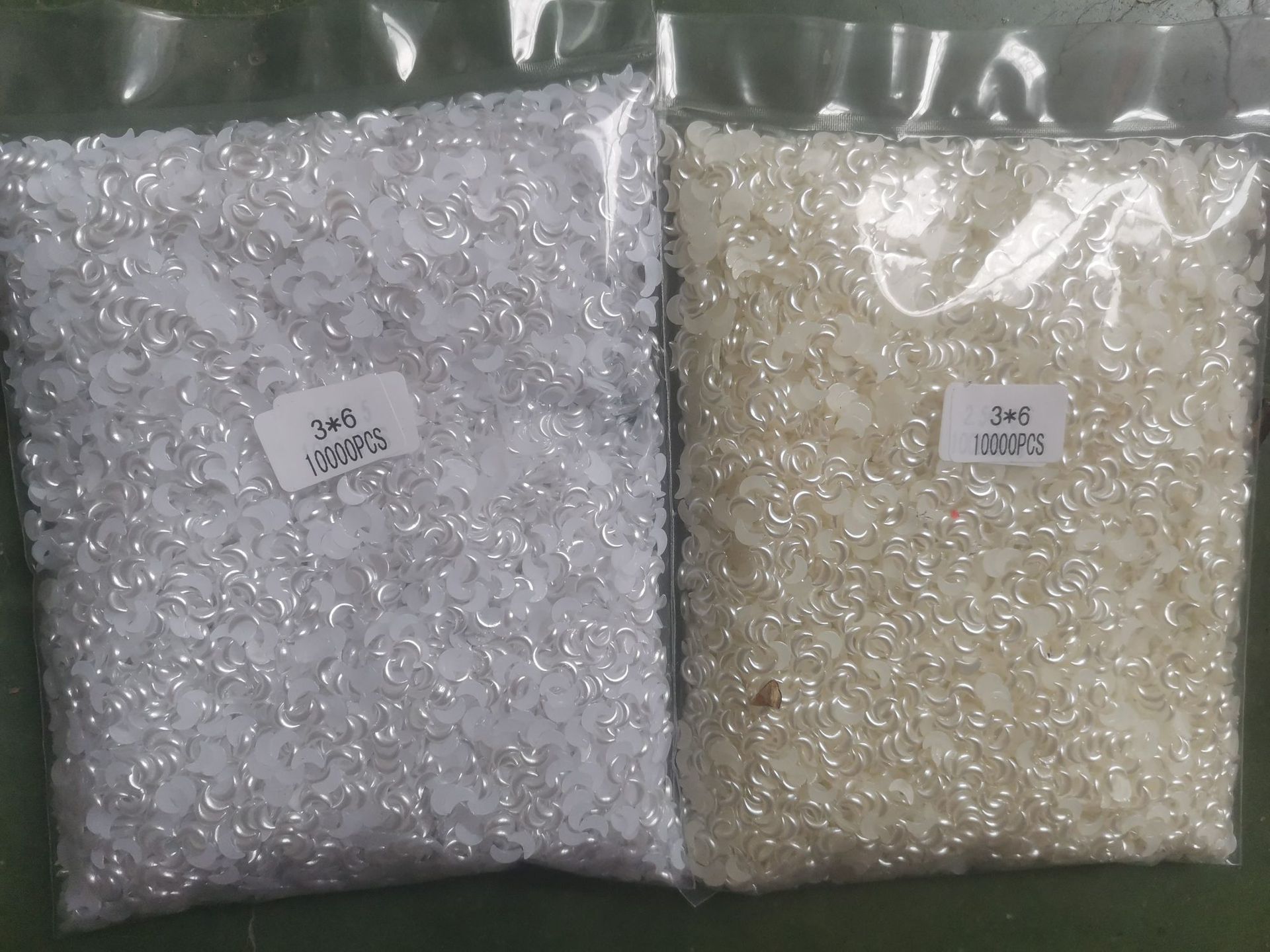 Wholesale of popular nail art accessories: Jelly mini ab color Moon resin flat bottom colorful irregular-shaped diamond nail art diamond pic 7