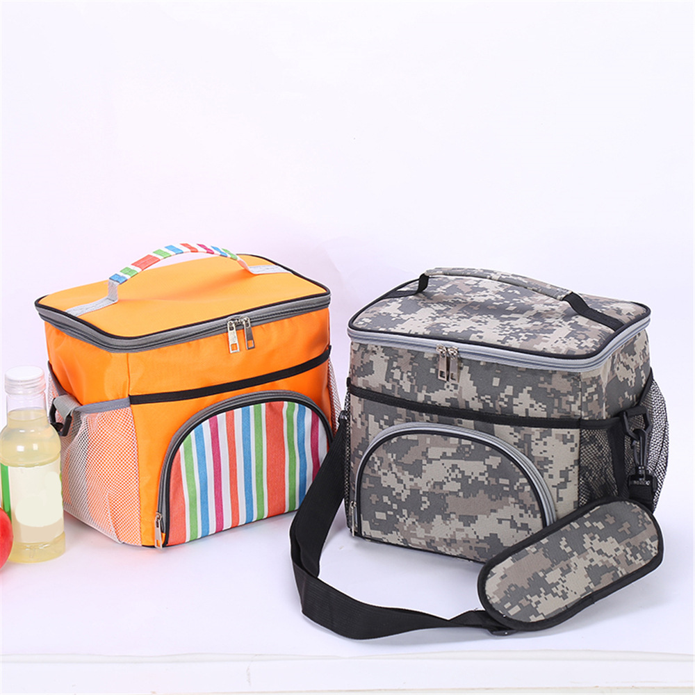Factory direct sales: Thickened insulated bags, aluminum film bento, lunch bags, large-capacity lunch box bags, hand-held outdoor picnic ice packs pic 10