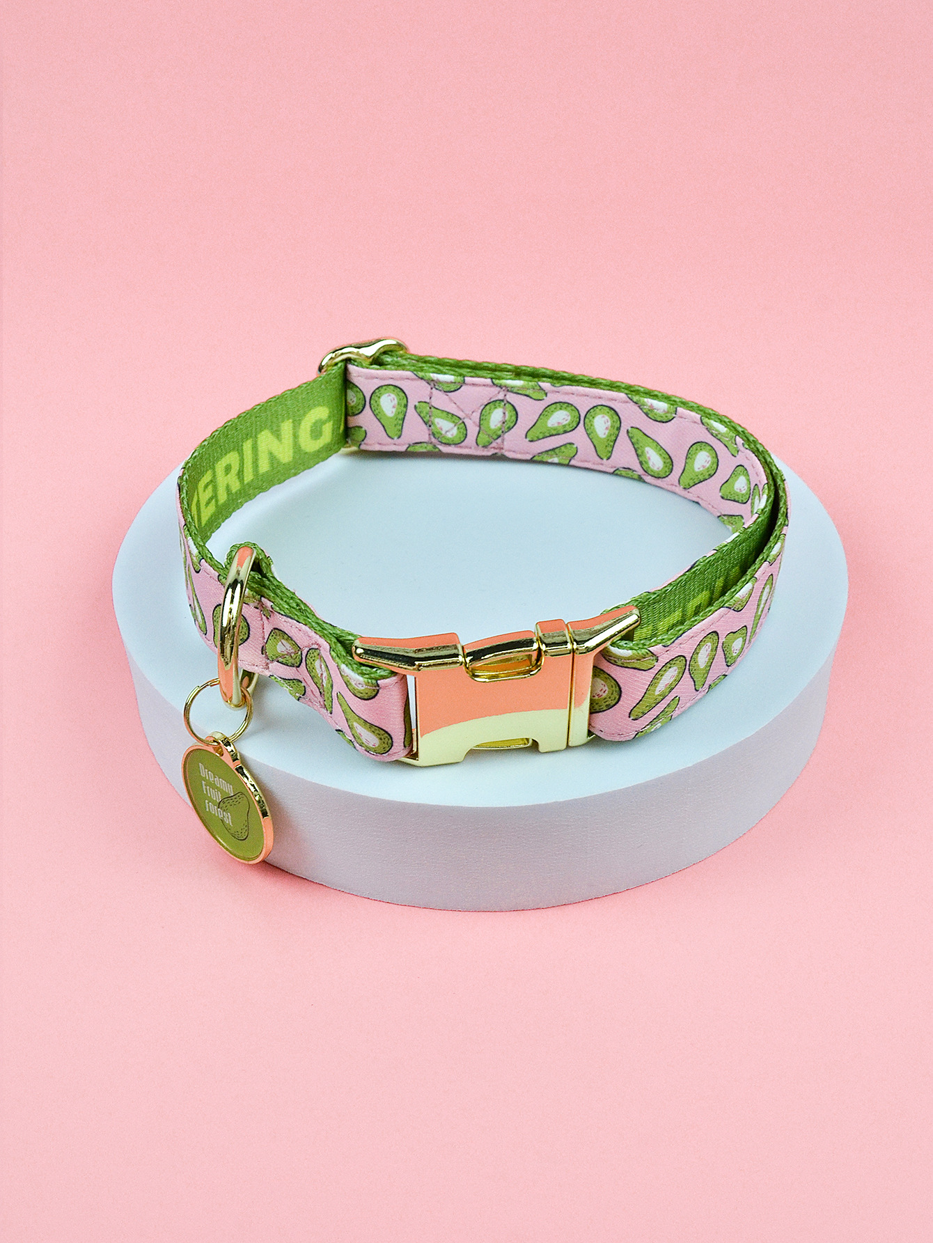 唛迪跨境新品工厂现货批发宠物猫狗项圈脖圈带装饰狗牌两件套代发详情20