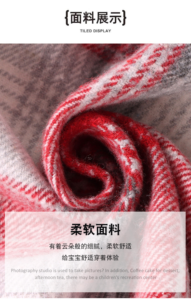 儿童衬衫秋冬季新款韩版男童翻领格子上衣女童休闲开衫长袖打底衫详情11