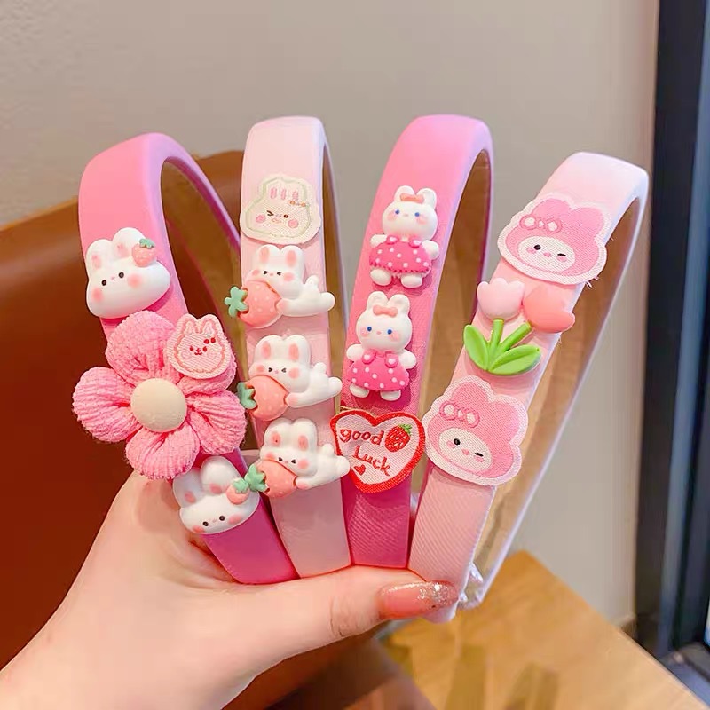 韩国儿童发箍甜美小女孩碎发卡头饰女童卡通头箍防滑不勒头发饰品详情4