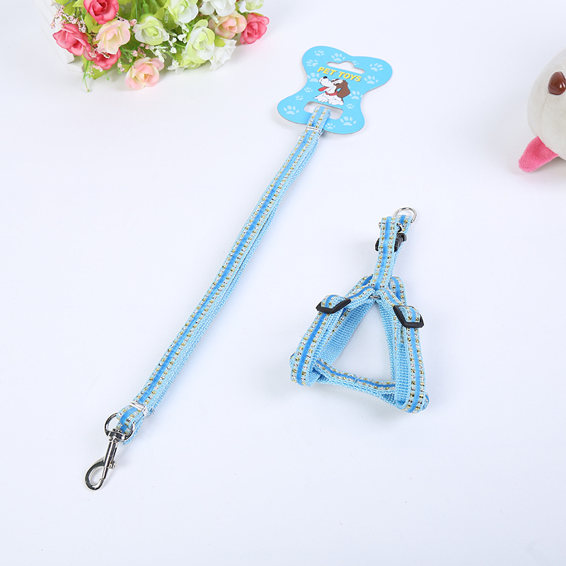 Dog leash, dog chain, dog leash, collar, cat leash, small dog, medium and large teddy and golden retriever pet supplies pic 4