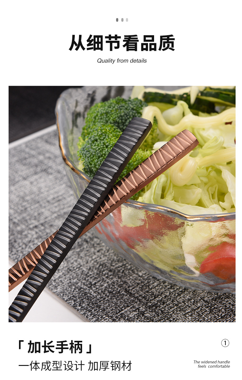 不锈钢刀叉勺套装跨境24件套方柄高颜值西餐餐具牛排刀叉勺子批发详情10