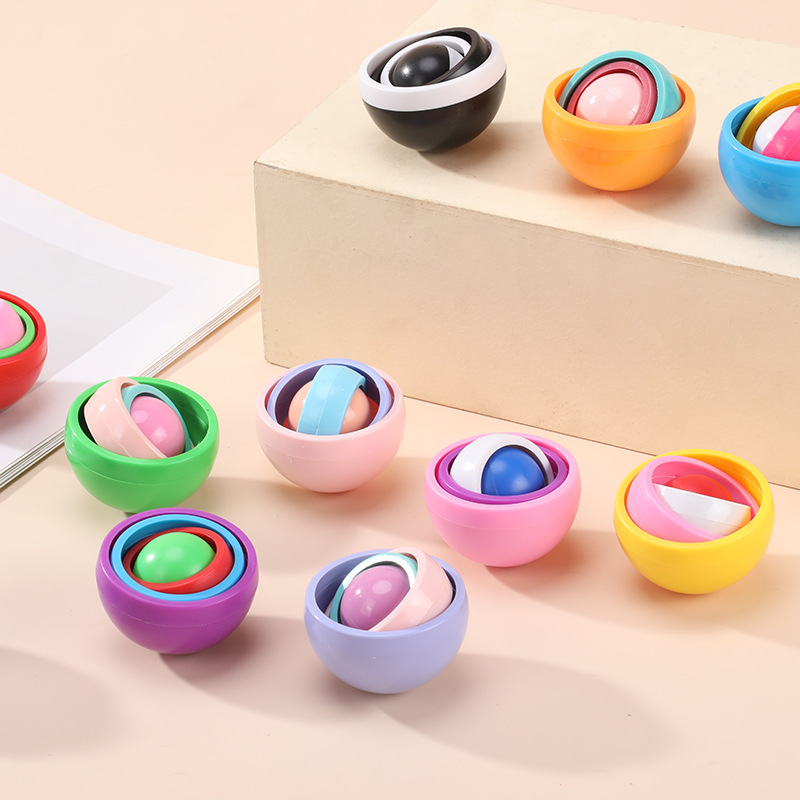 亚马逊热卖3D指尖万向数字陀螺益智陀螺fidget Gyroscope厂家直销详情2