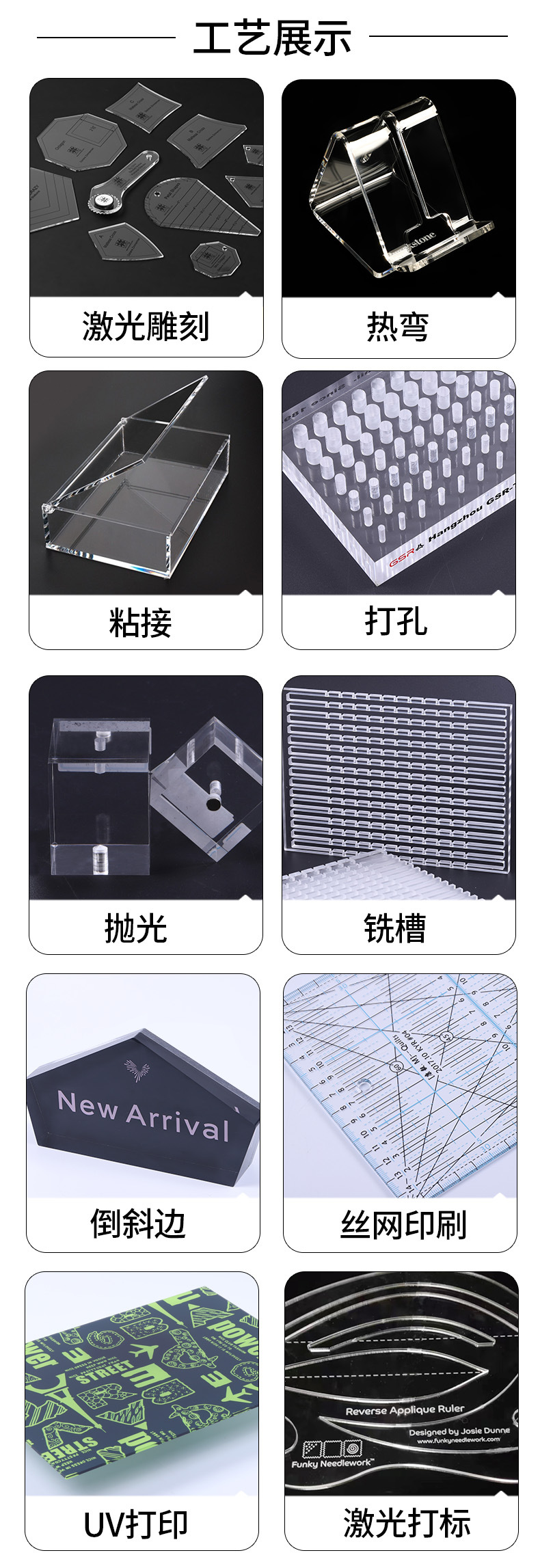 厂家定制亚克力激光扫描导光板 LED背光源扩散板 广告灯箱发光板详情3