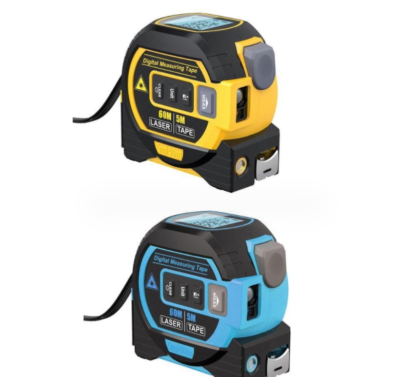 Three-in-one laser distance meter, steel tape measure distance meter pic 3