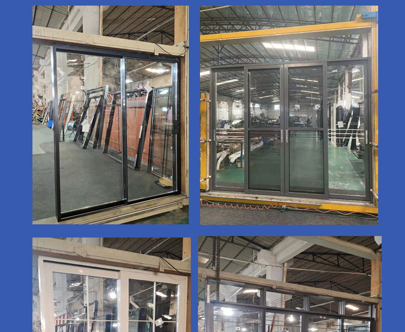 Supplying narrow-frame aluminum alloy swing doors in stock, kitchen glass, bathroom doors, bedroom, toilet doors, and bathroom doors factory pic 23