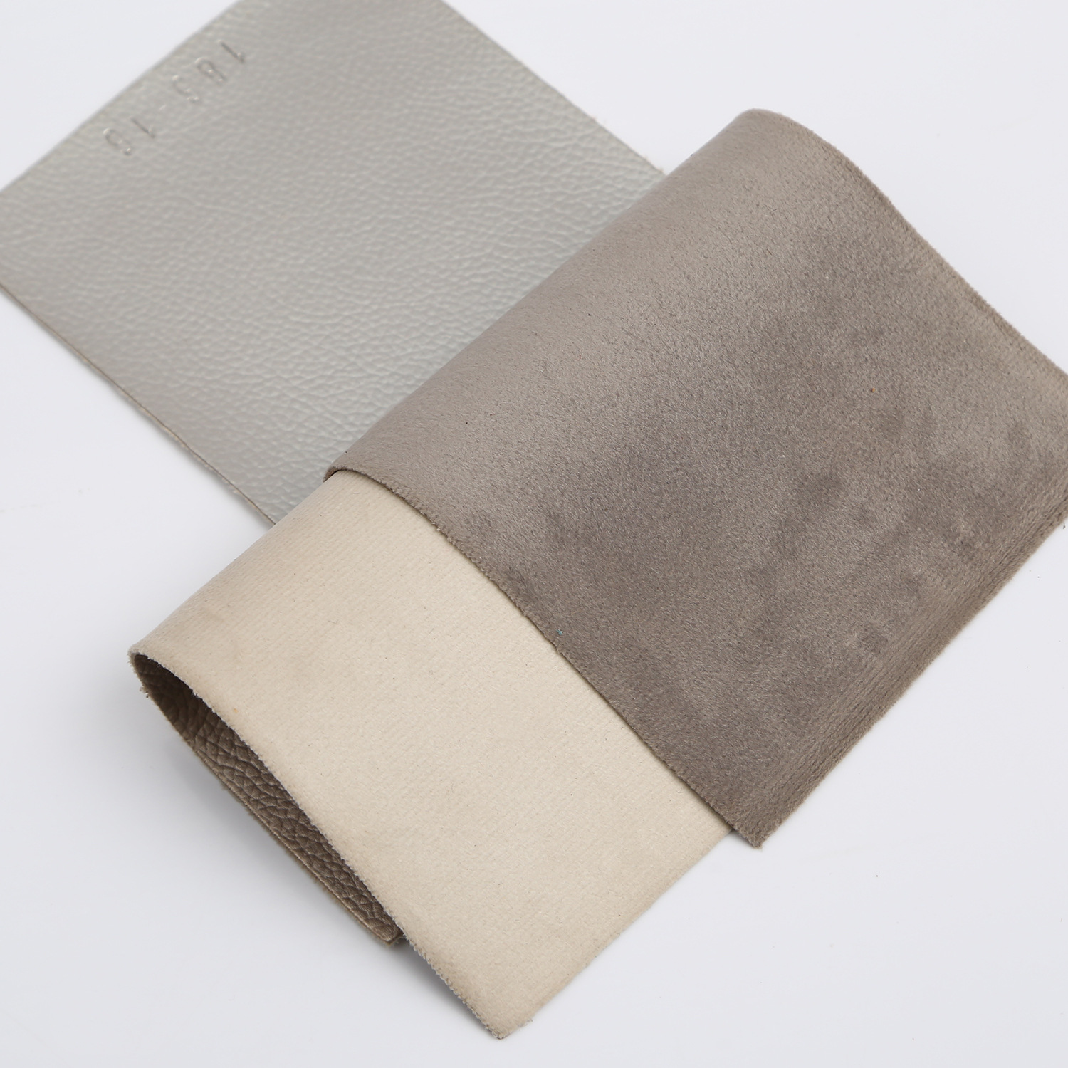 1.5mm沙发软包家居皮革面料 半pu皮子手工仿皮料硬包人造革批发详情5