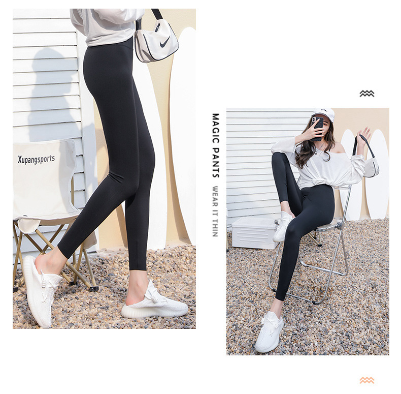 Spring and autumn thin shark shorts for women, capre pants for cycling and sports, high-waisted, body-shaping and hip-lifting Barbie leggings for women pic 58