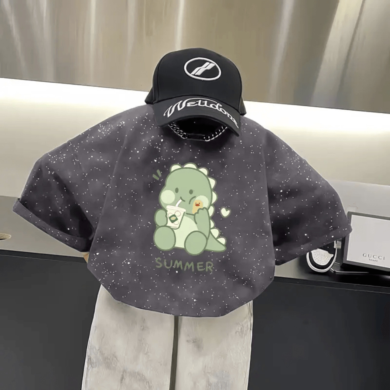 男童短袖T恤夏装2025新款儿童夏季纯棉上衣男孩中大童帅气半袖潮t详情17