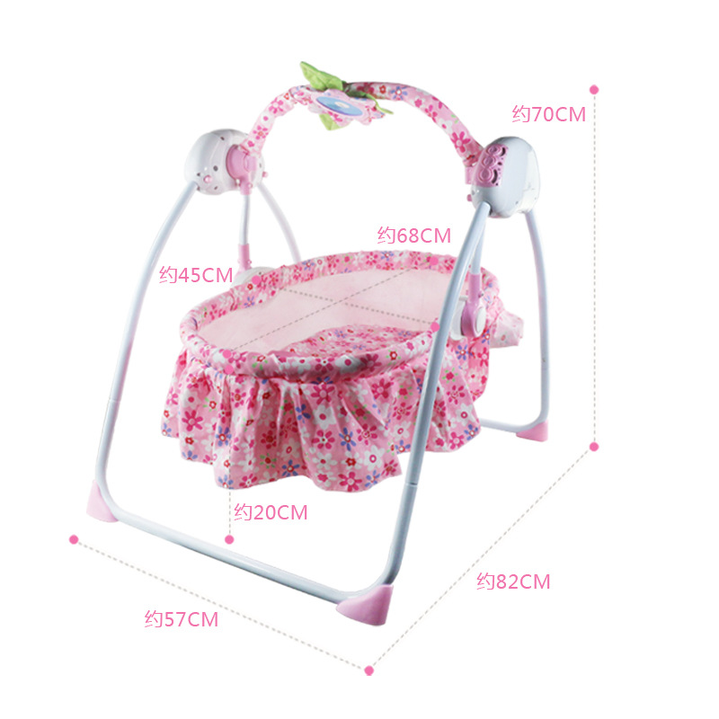 婴儿摇床电动摇椅儿童床摇篮床宝宝安抚躺椅宝宝安抚椅工厂直销 详情2
