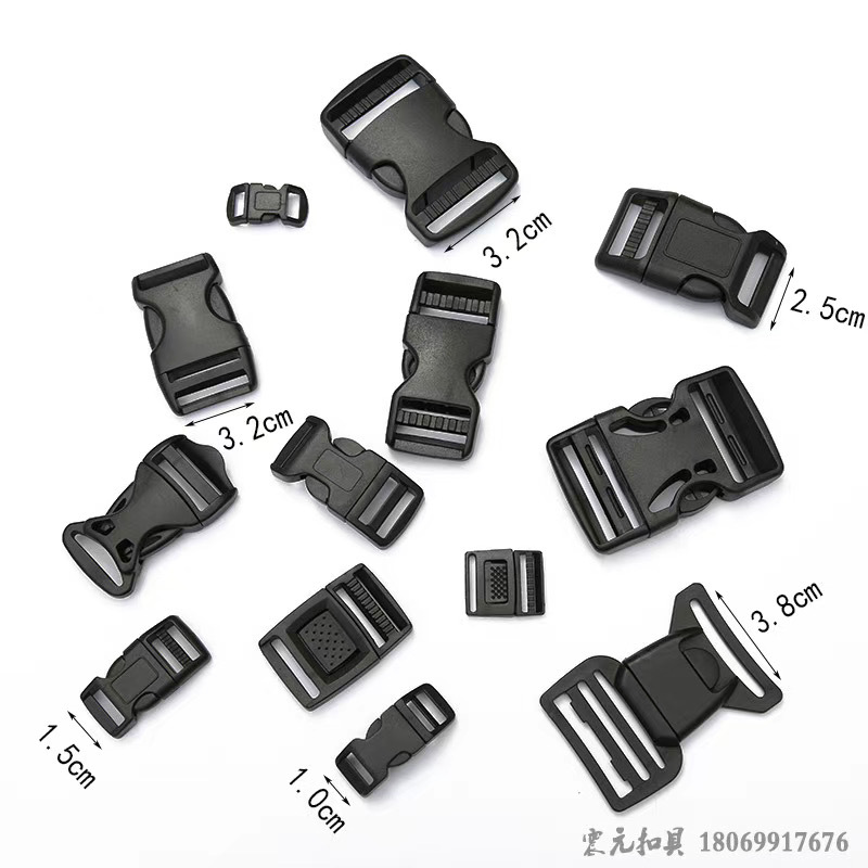 Plastic buckle bag webbing buckle accessories, plastic buckles, waist bag buckles, shoulder strap buckles, letter buckles are dispatched on the same day pic 9