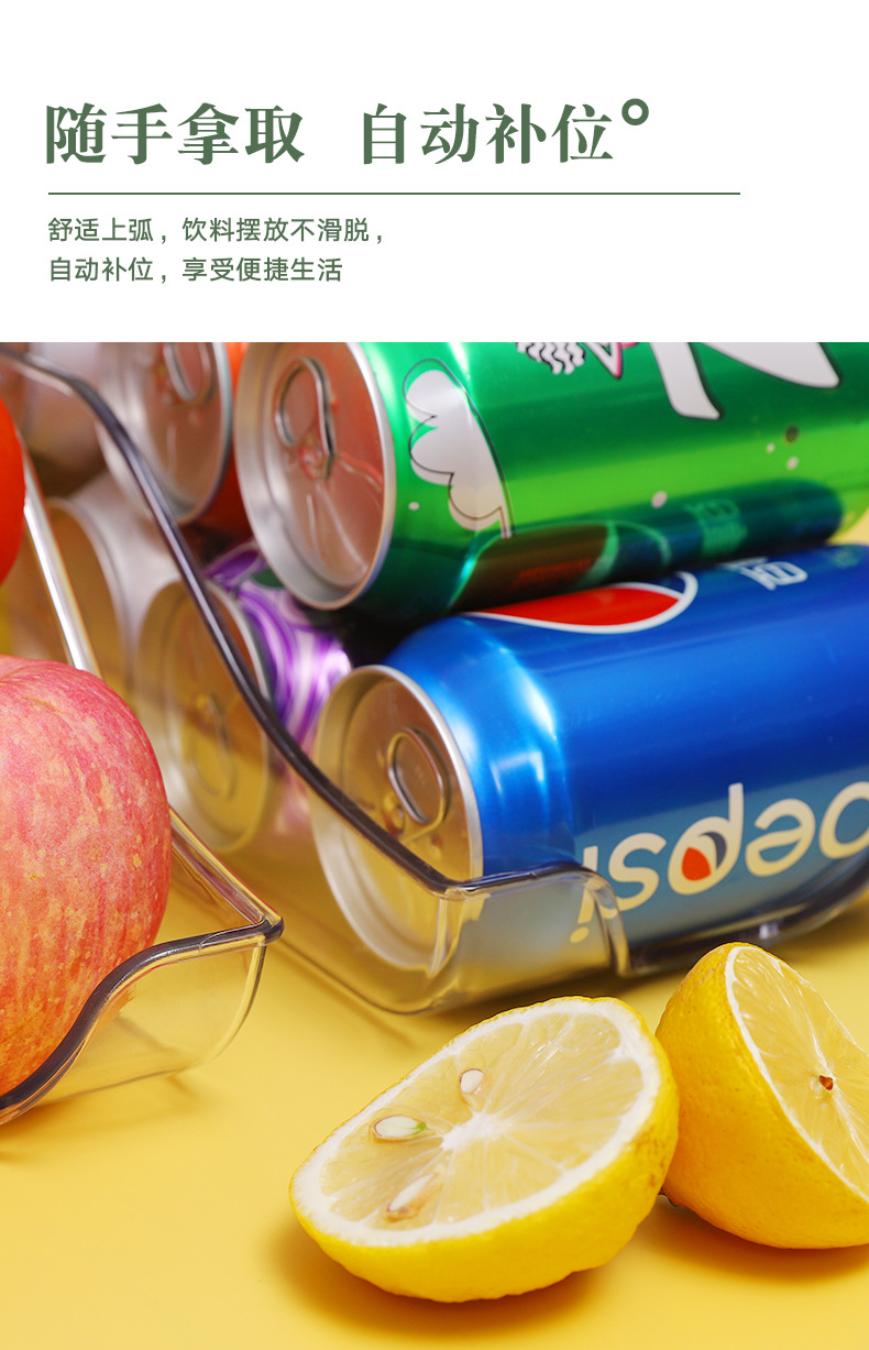 Kitchen refrigerator storage box, takeout food preservation box, PET refrigerator storage, desktop storage box pic 4
