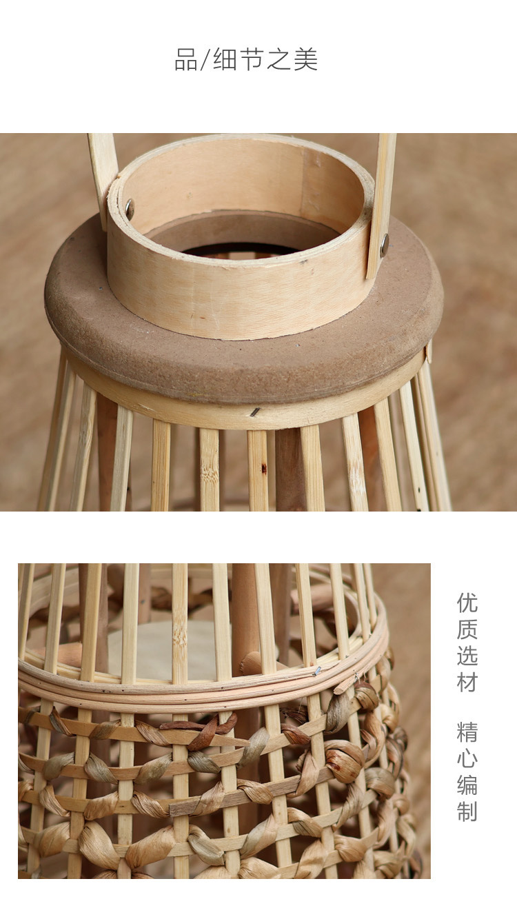 Large quantity discounts are available. Wooden wind lanterns, new Chinese-style candles, candlesticks, high-end lanterns, wabi-sabi style model room pic 13