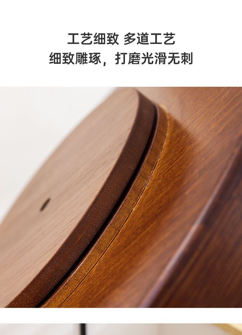 厨房调料置物架台面木质转角可旋转调味用品收纳架油盐酱醋调料架详情7