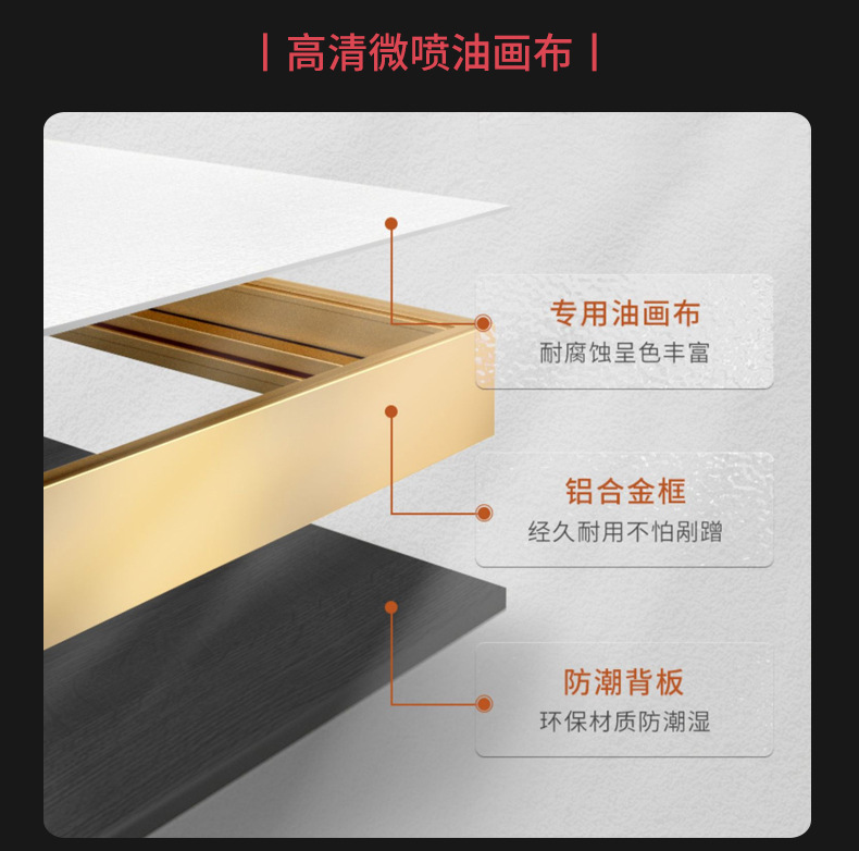 现代简约入户玄关装饰画走廊过道壁画竖版轻奢好寓意晶瓷镶钻挂画详情18